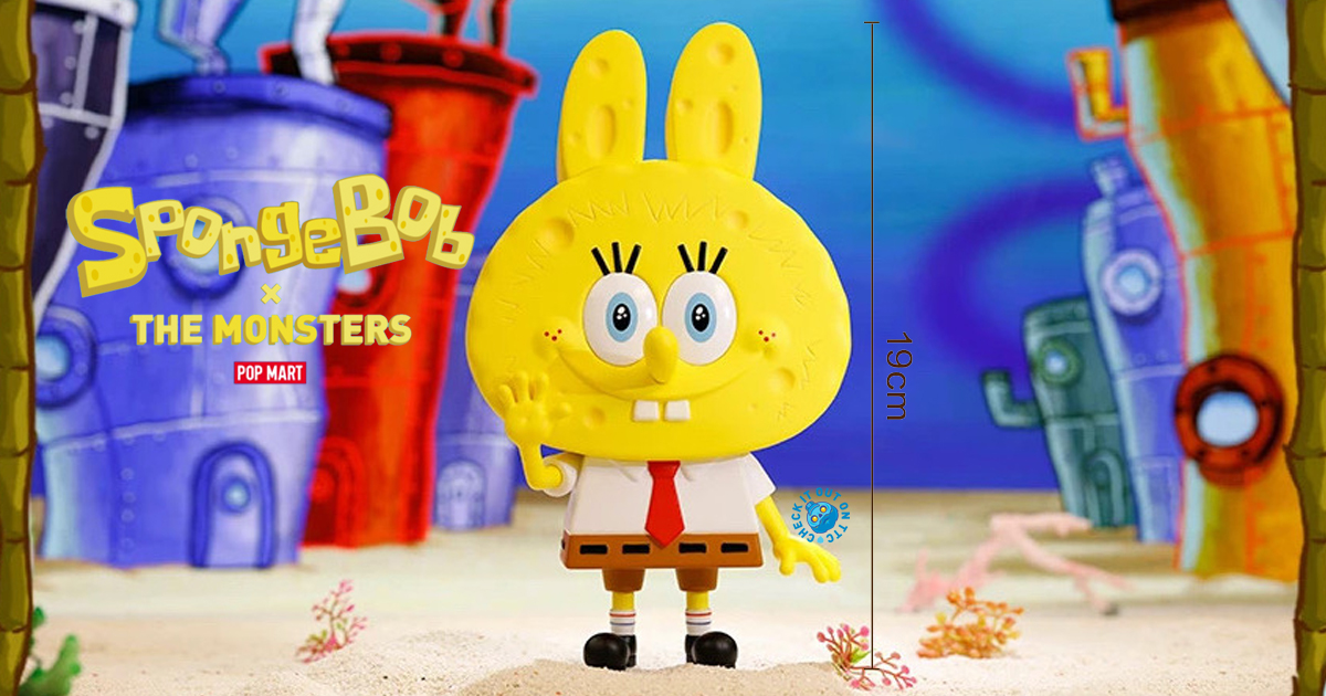 XL SpongeBob Labubu by Kasing Lung x POP MART - The Toy Chronicle