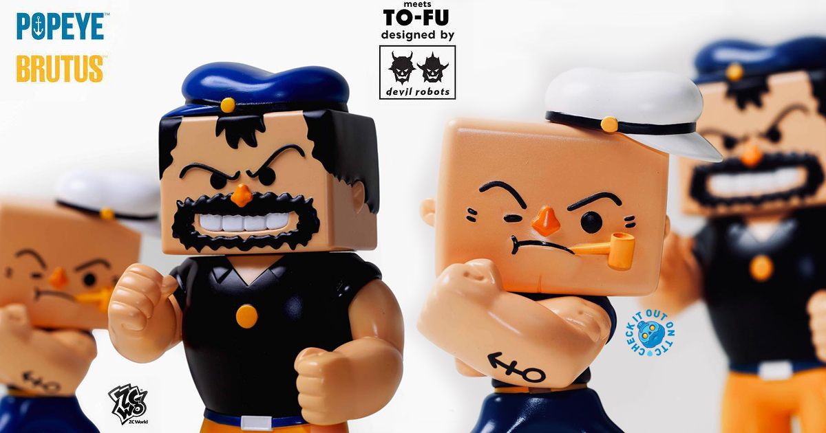 DEVILROBOTS x ZCWO Popeye and Brutus - The Toy Chronicle