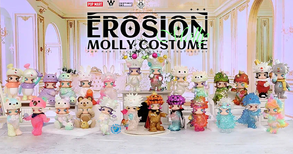 INSTINCTOY x Kenny Wong x POP MART Erosion Molly Costume Blind Box