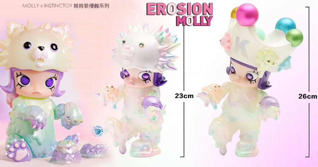 XL Erosion Molly by INSTINCTOY x Kenny Wong x POP MART - The Toy 
