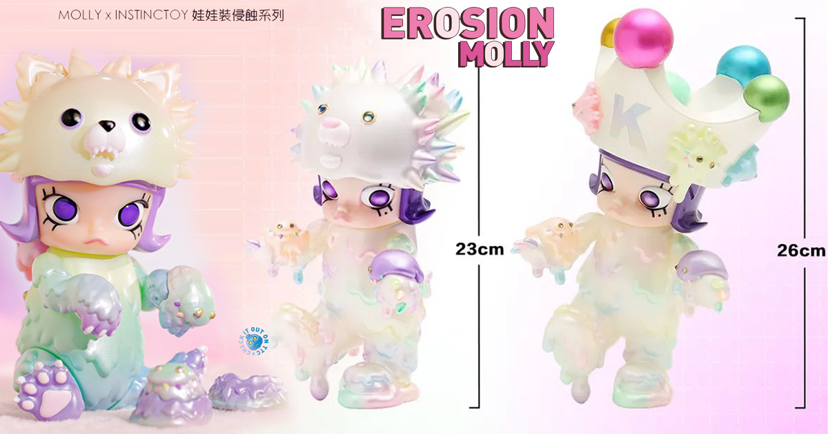 XL Erosion Molly by INSTINCTOY x Kenny Wong x POP MART - The Toy