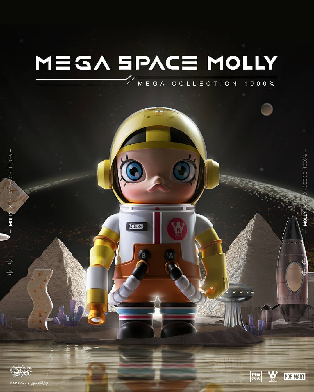 Mega Space Molly SpongeBob POP MART Exclusive Collection by Kenny 