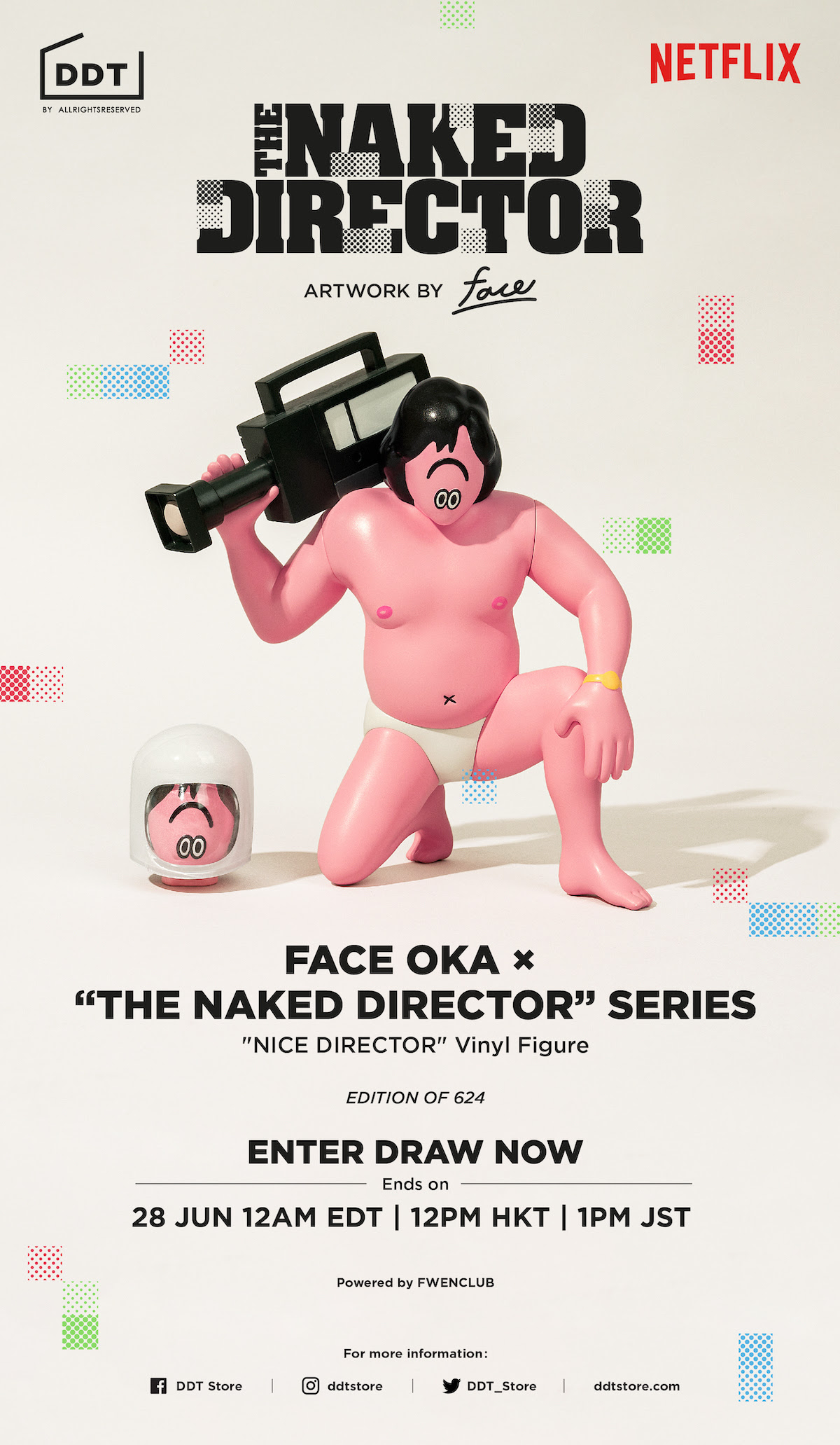 Netflix and FACE Oka X AllRightsReserved Presents “The Naked