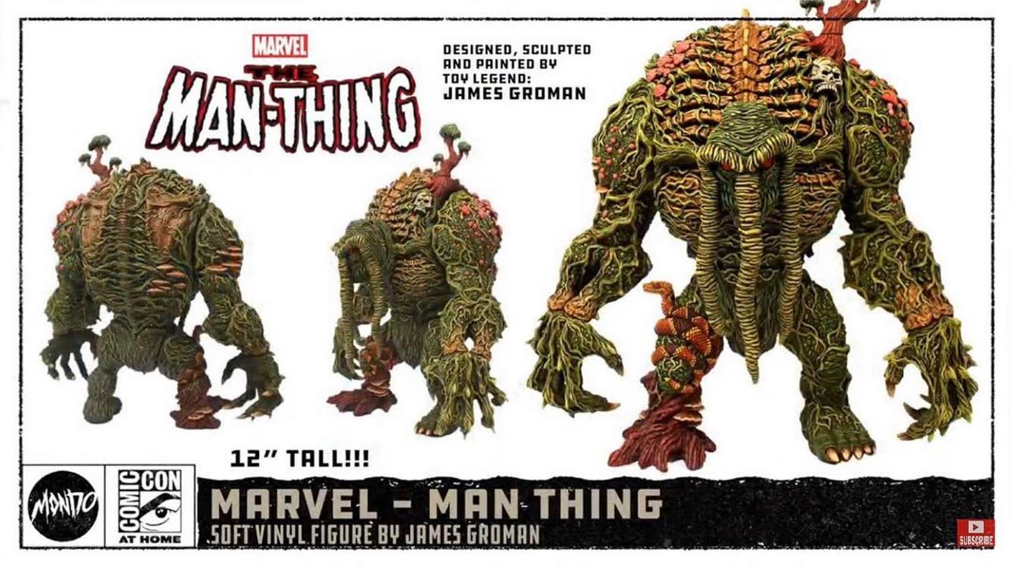 Marvel Man-Thing by James Groman x Mondo - The Toy Chronicle