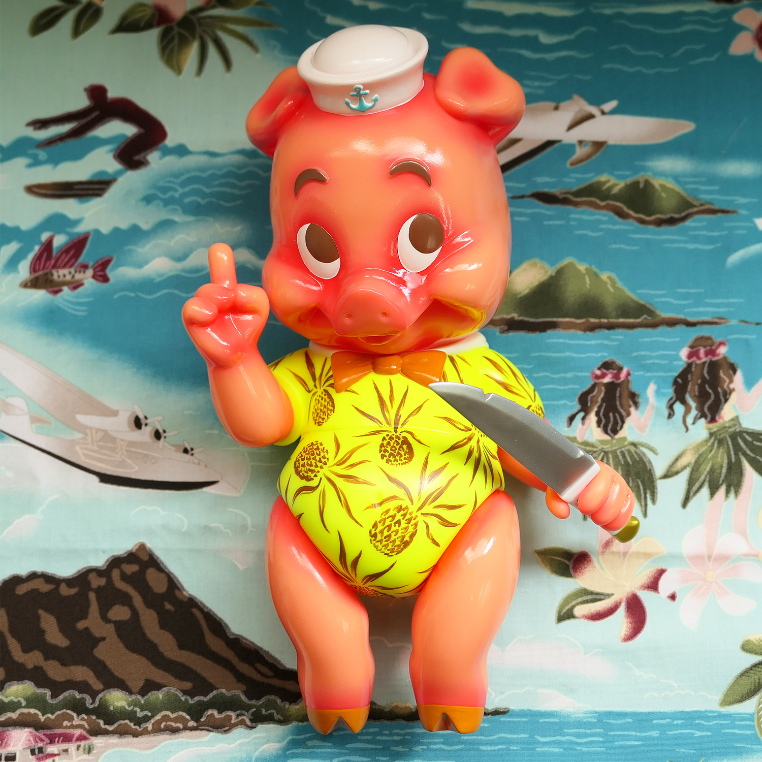 Piggums Summer Holiday Edition and More by Marvel Okinawa x Kozik