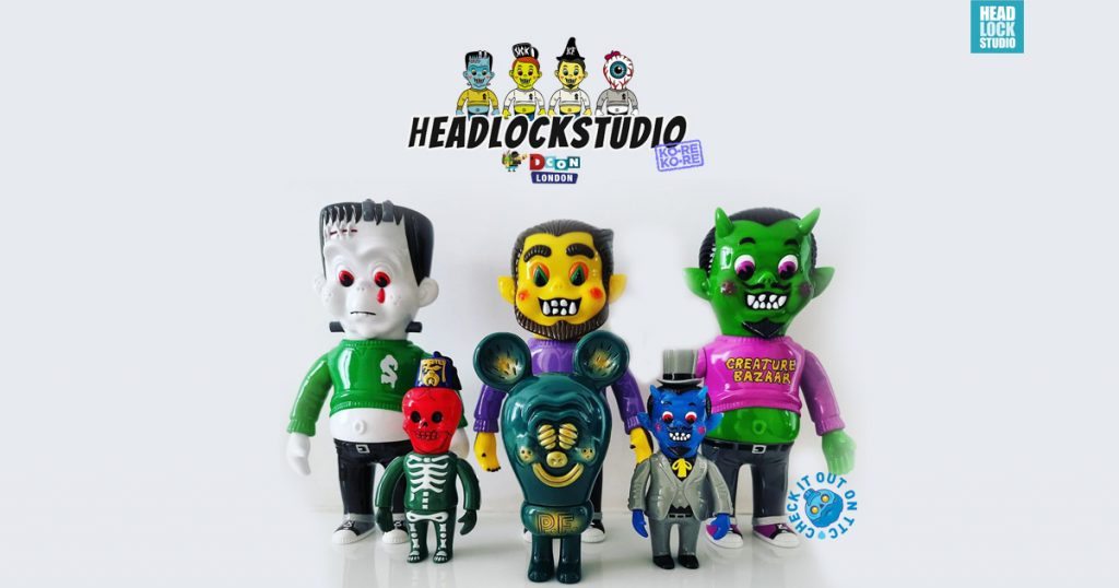 HEADLOCKSTUDIO Little Chop Design THE GREAT GARLOO VINYL FIGURE ヘッドロックスタジオ  REALHEAD 真頭玩具 DCON MVH - フィギュア