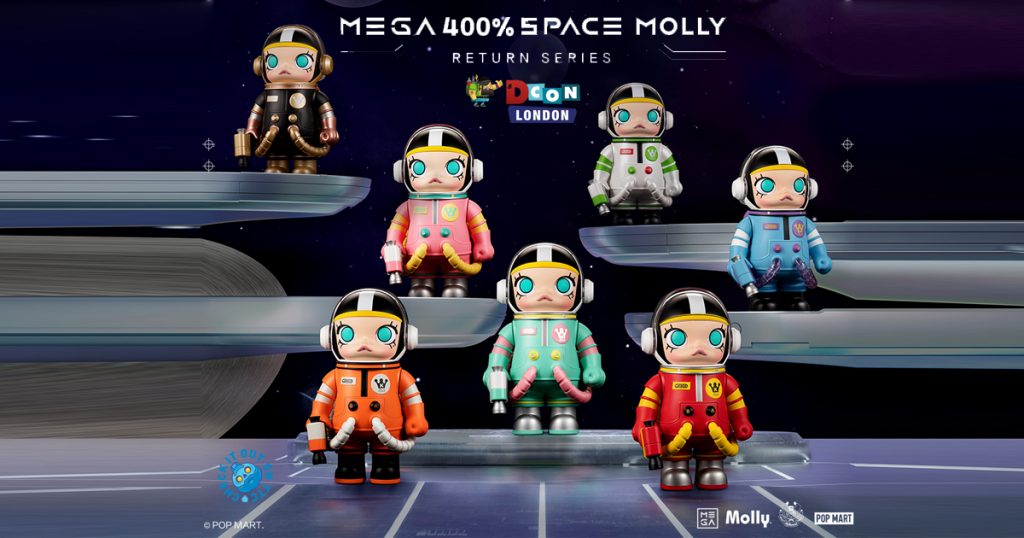 POP MART x Kenny Wong's MEGA Space Molly at DCon UK 2021 - The Toy 