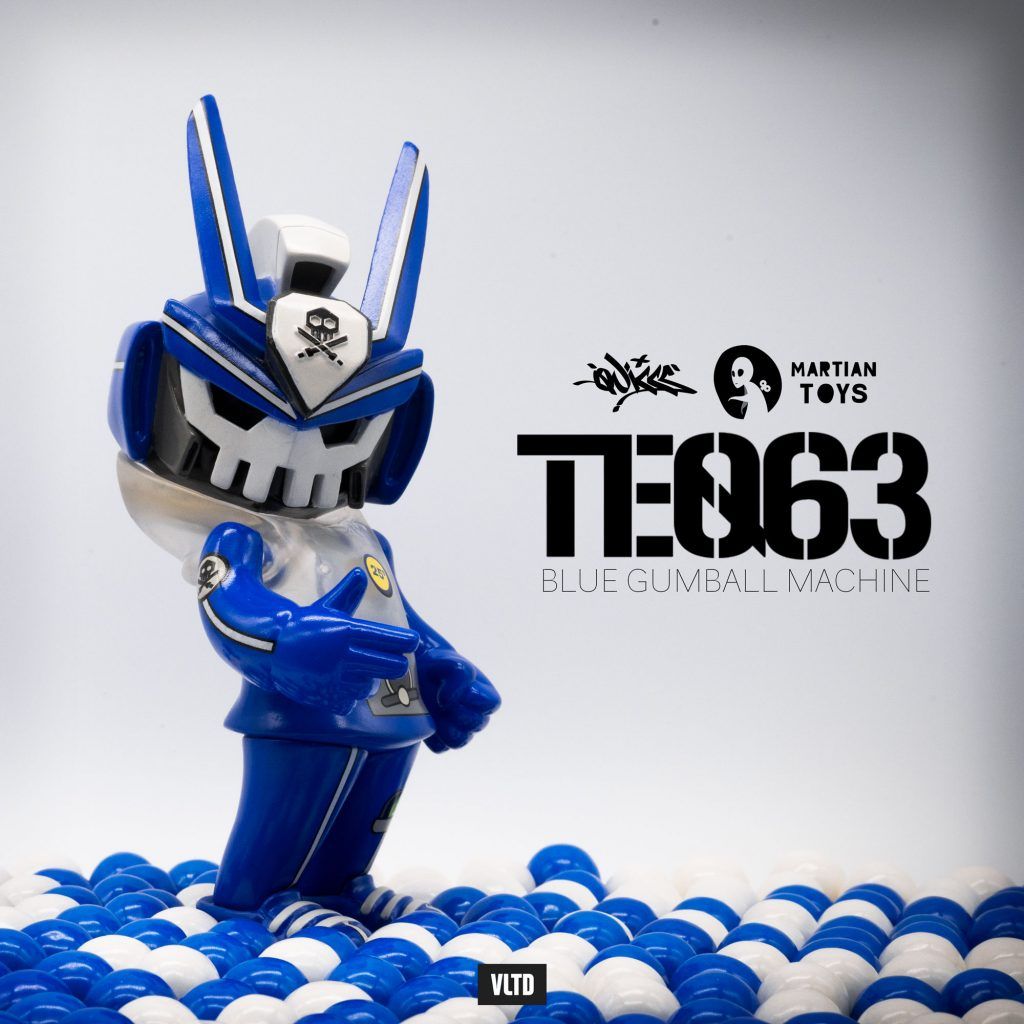 Blue Gumball Machine TEQ63 VLTD Exclusive by QUICCS x Martian Toys