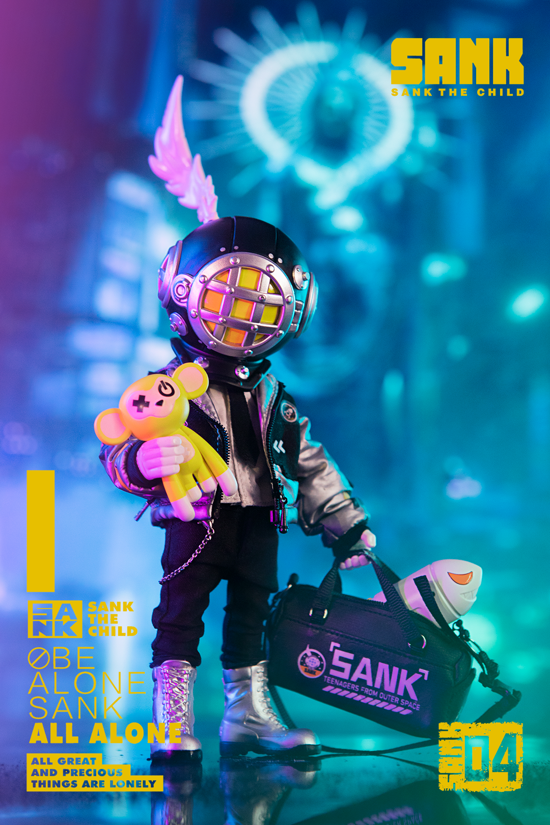 Retro Boy & Future Boy Action Figure Release Details by Sank Toys