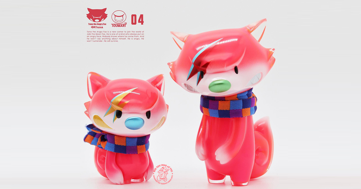 TONA the Angry Fox & Lil' TONA by OKluna x TOUMA - The Toy Chronicle