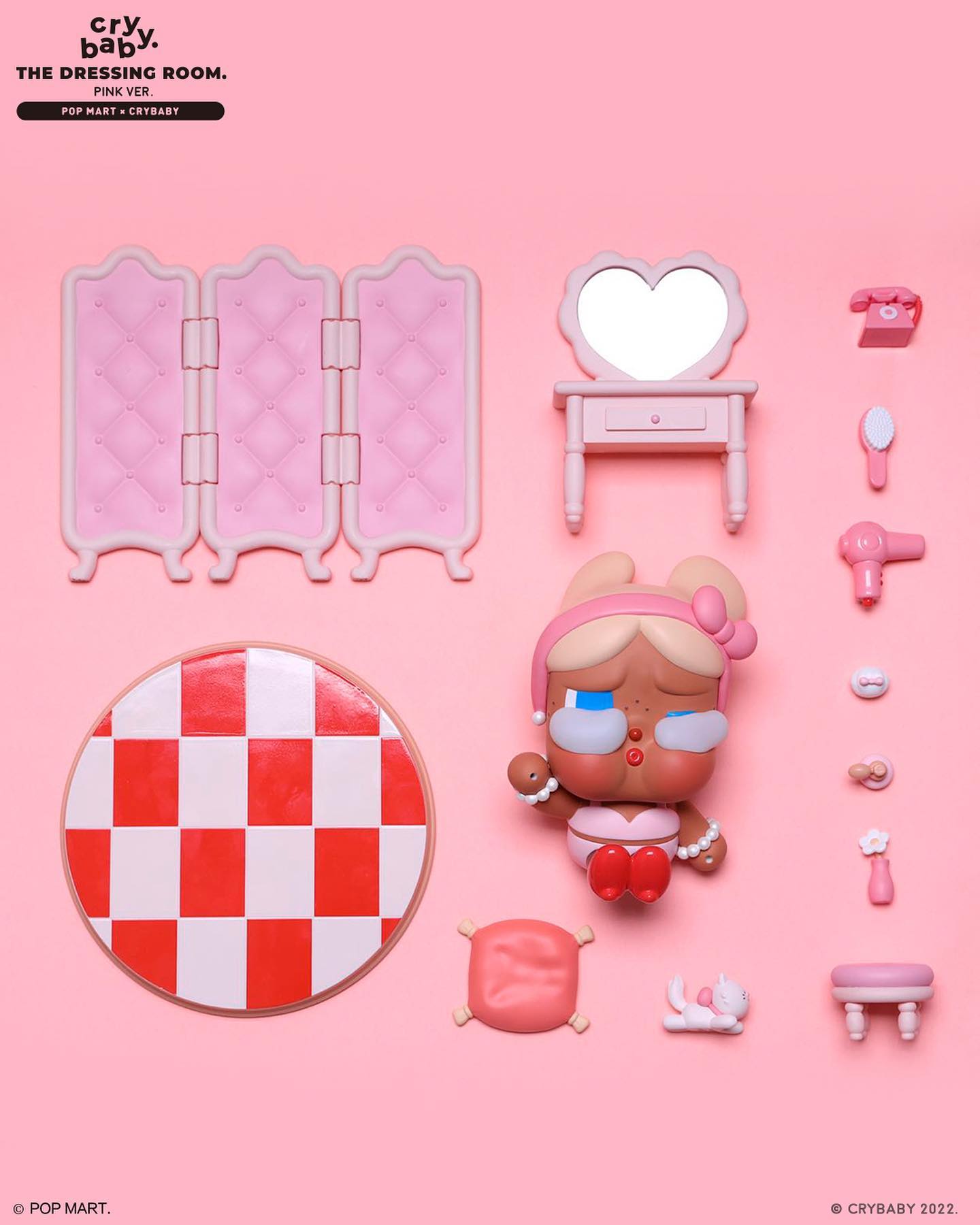 POP MART x Molly's Factory Crybaby: The Dressing Room - The Toy ...
