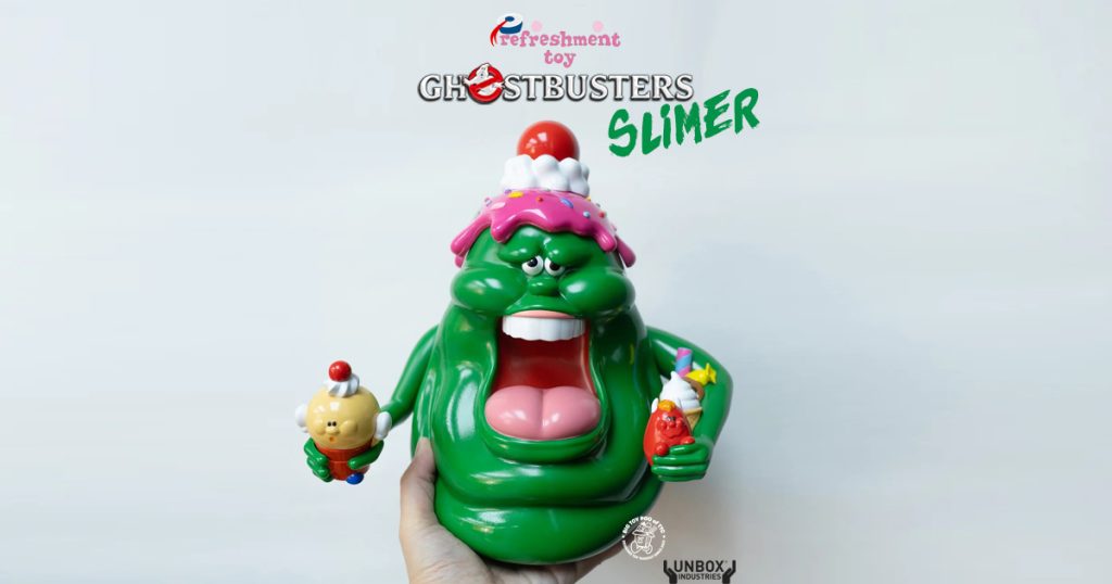GHOSTBUSTERS SLIMER By Aya Cupcake REFRESHMENT TOY x 