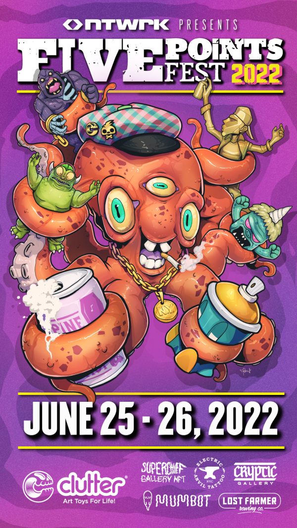 Five Points Festival 2022 Floor Map Reveal! The Toy Chronicle