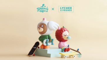 Greenie & Elfie ~ Elephant Sleepy Elfie Vinyl Figure Baked Version 