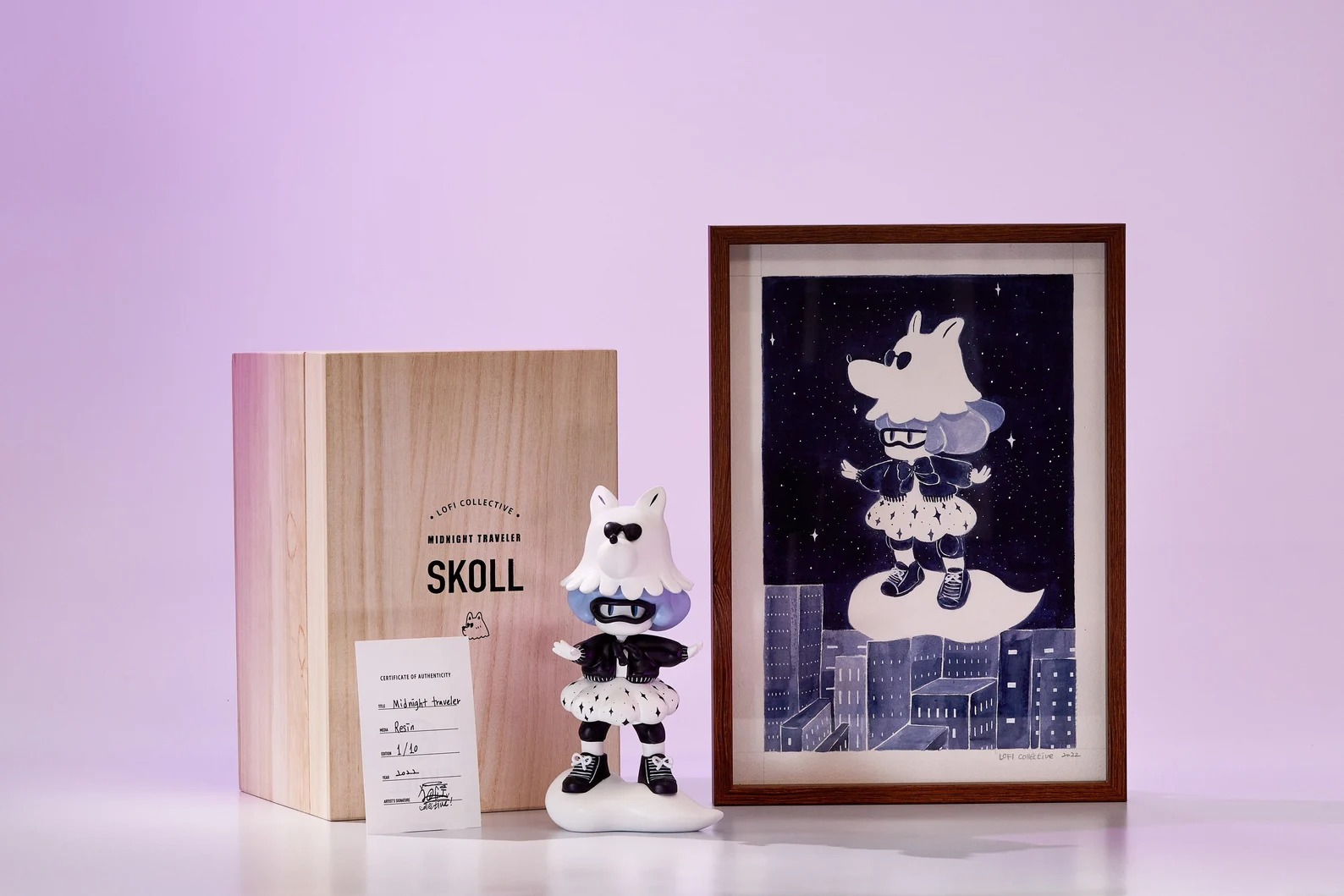Eun Byeol Choi Lo-Fi Collective x Impressive Present Presents SKOLL Midnight  Traveler - The Toy Chronicle