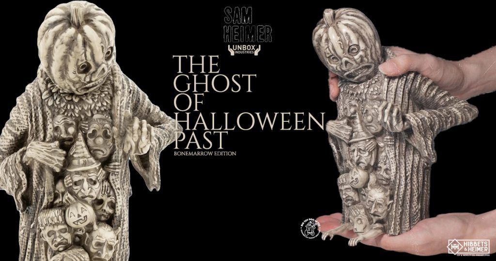 Sam Heimer of HH Toy Company x Unbox Industries Presents THE GHOST OF  HALLOWEEN PAST 'BONEMARROW EDITION' - The Toy Chronicle