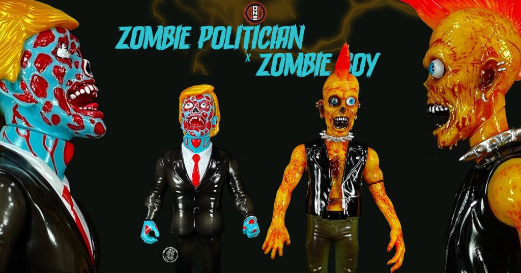 Kaiju One Presents Zombie Boy and Zombie Politician - The Toy 