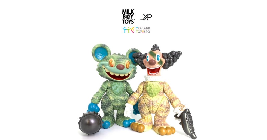 JPX x MILKBOYTOY : IT BEAR and Mr Wise Camouflage TTE 2023 