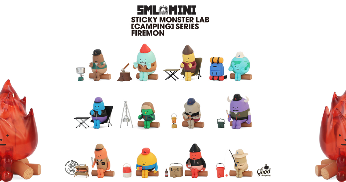 SML CAMPING Blind Box Series Vol.4 By Sticky Monster Lab x A Good ...