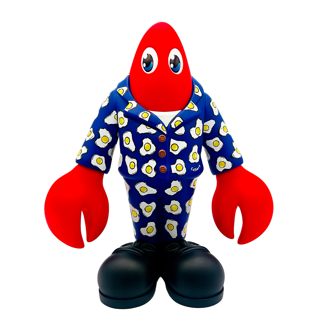 Lobster in Blue Egg Suit by Philip Colbert The Toy Chronicle