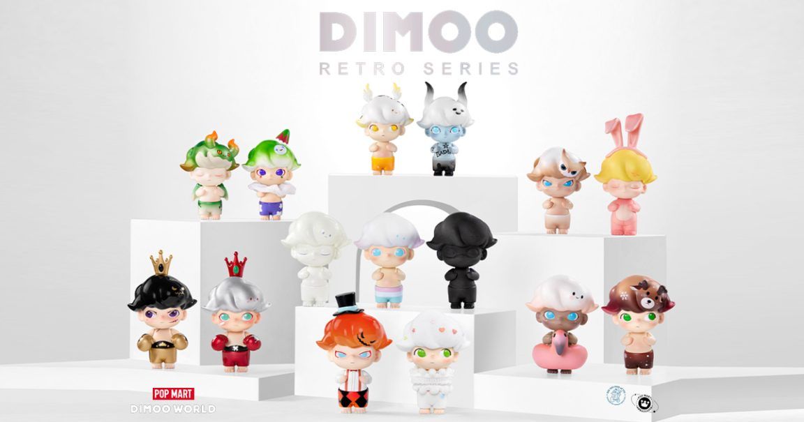 POP MART X Ayan Deng Dimoo World Presents DIMOO Retro Blind Box Series ...