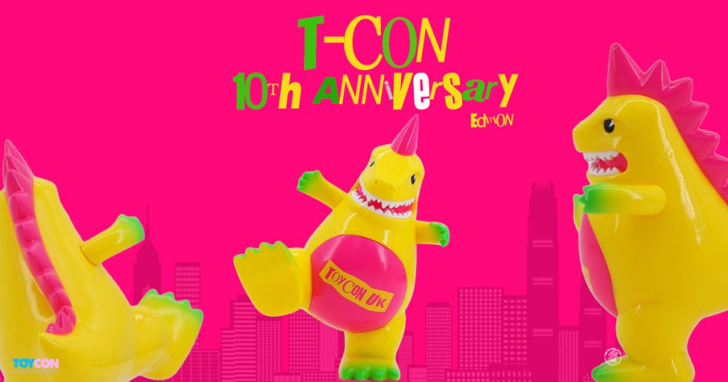 T-Con Toyconosaurus PUNK 10th Anniversary Edition By ToyCon UK x