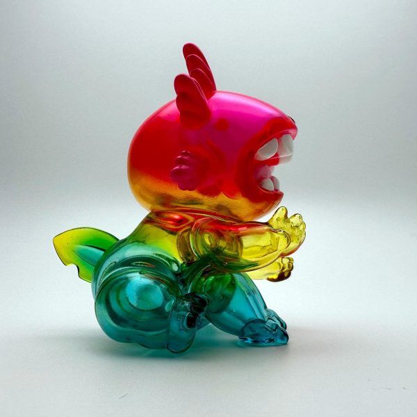 Macaroni Baby Rainbow StrangeCat Toys Exclusive by Grape Brain x Zendio ...