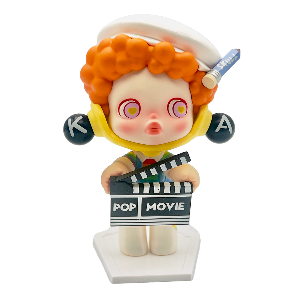 Fashionable Clapper Loader Action Cut by Skull Panda x POP MART The