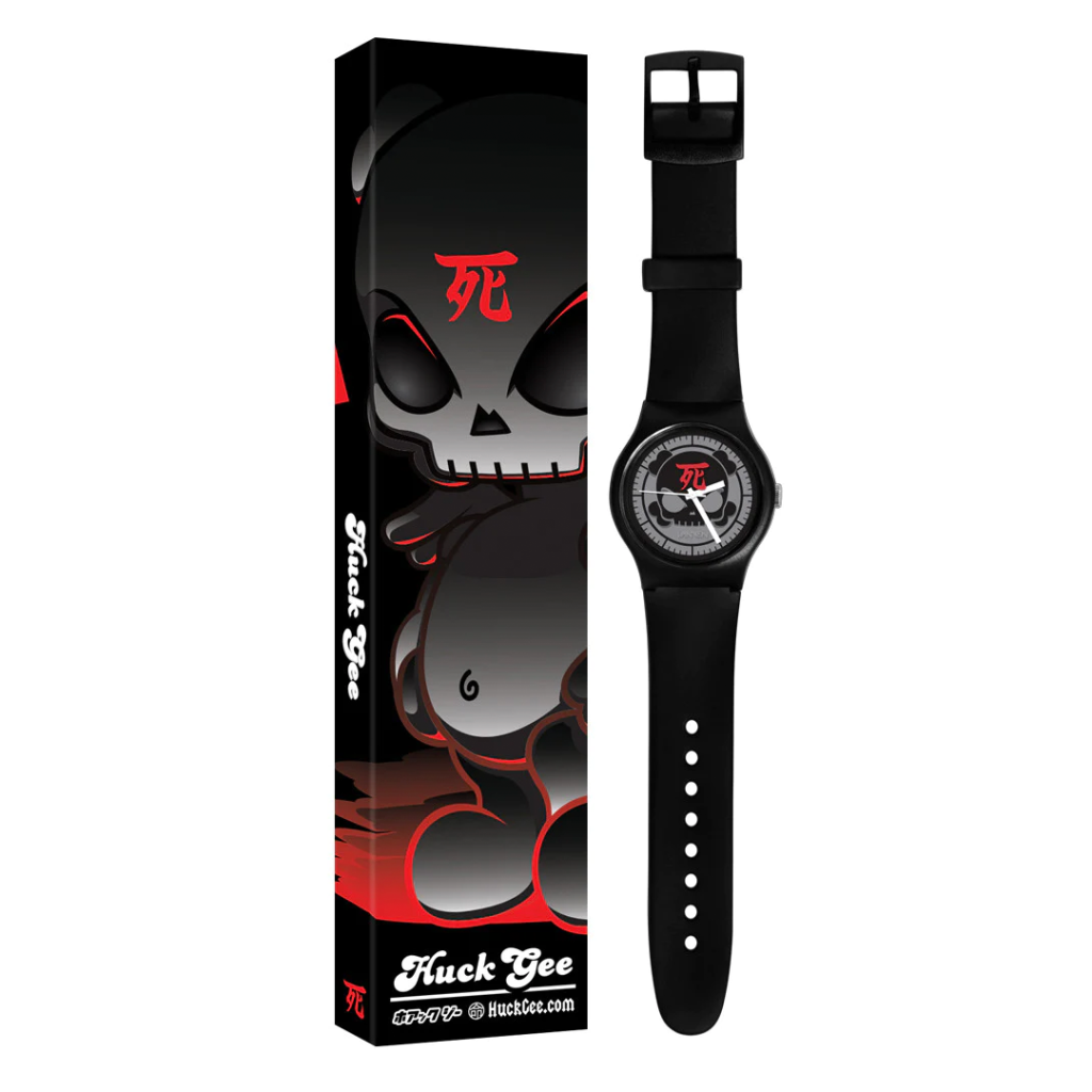 Huck Gee Skullhead Black Watch x Vannen The Toy Chronicle