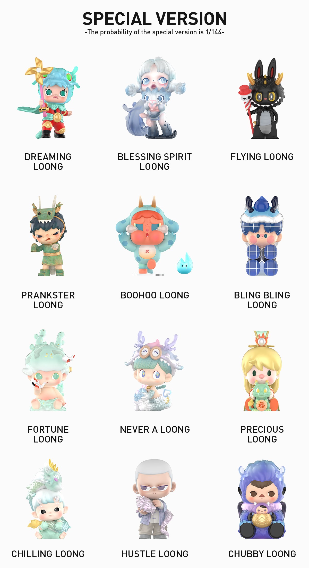 POP MART x Loong Presents the Treasure Blind Box Series - The Toy Chronicle